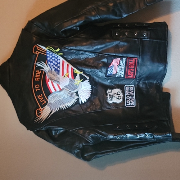 Genuine Buffalo Leather Jacket - Picture 4 of 4
